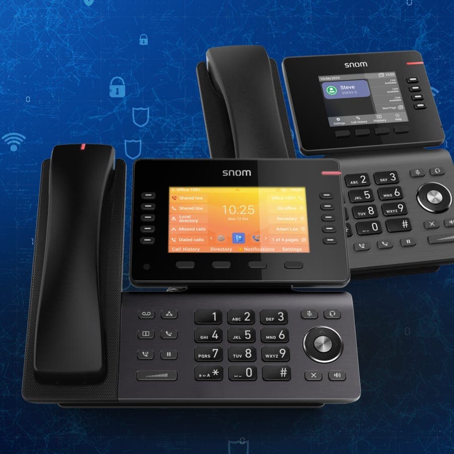 New “Gunmetal” Snom IP Phones with Enhanced Security