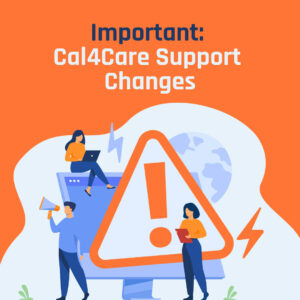 Cal4Careサポートの変更